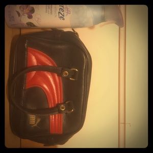 Leather puma bag